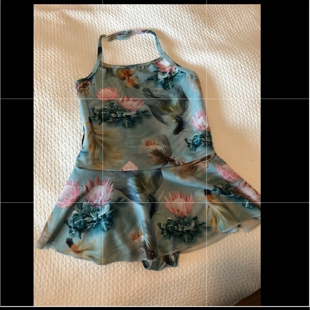 Molo Baby Fish And Floral Swimsuit